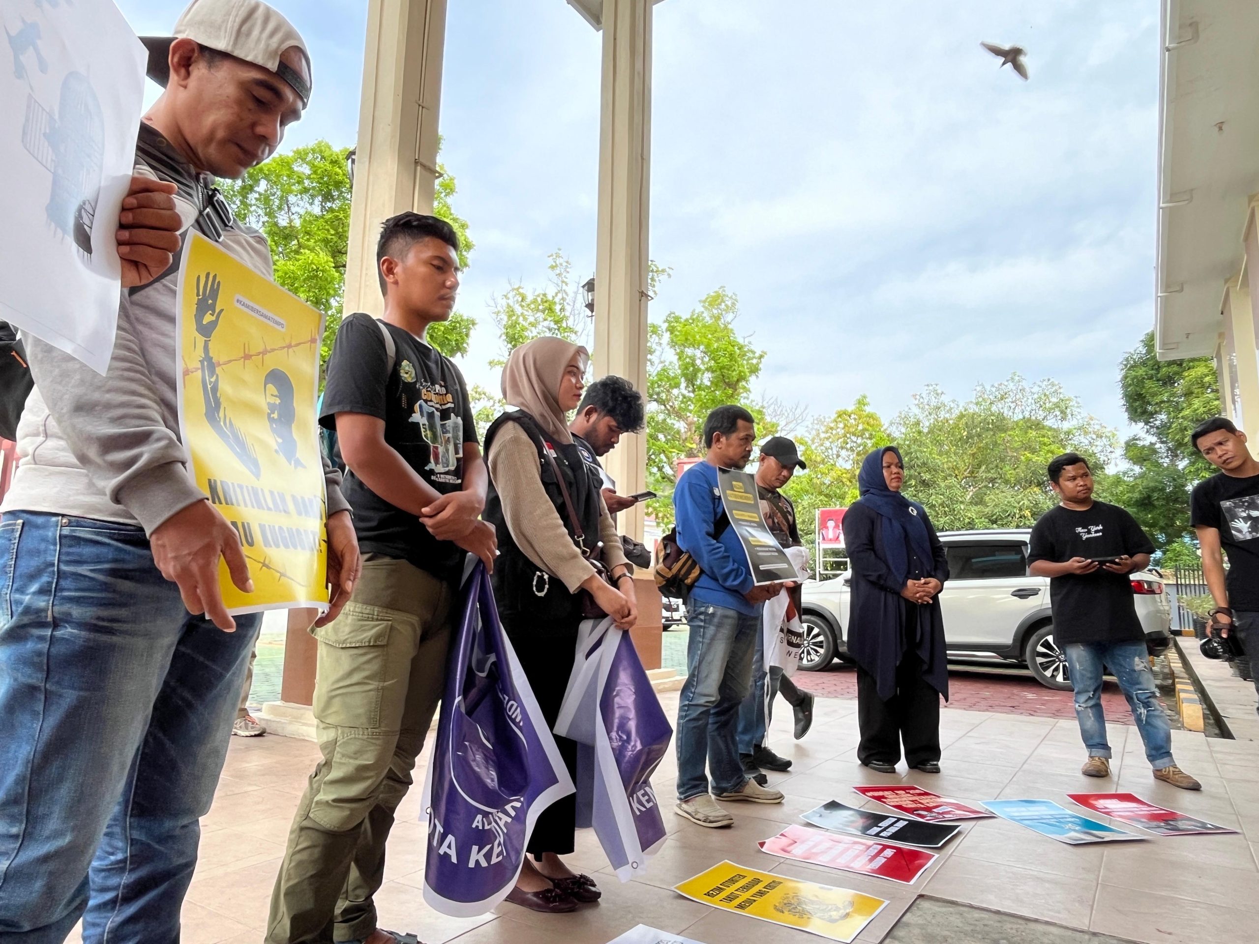 Aksi Solidaritas untuk Tempo dan Kebebasan Pers di Indonesia