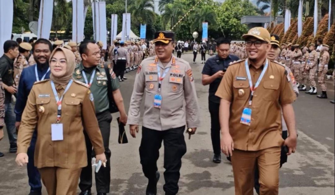 Wali Kota Kendari Siska Karina Imran dan Wakil Wali Kota Sudirman menghadiri Rakornas Pemerintah Pusat dan Daerah 2026 di Bogor