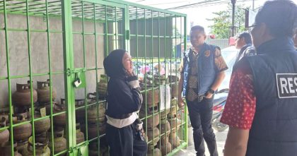 Ditreskrimsus Polda Sultra inspeksi distribusi LPG 3 kg di pangkalan Kota Kendari